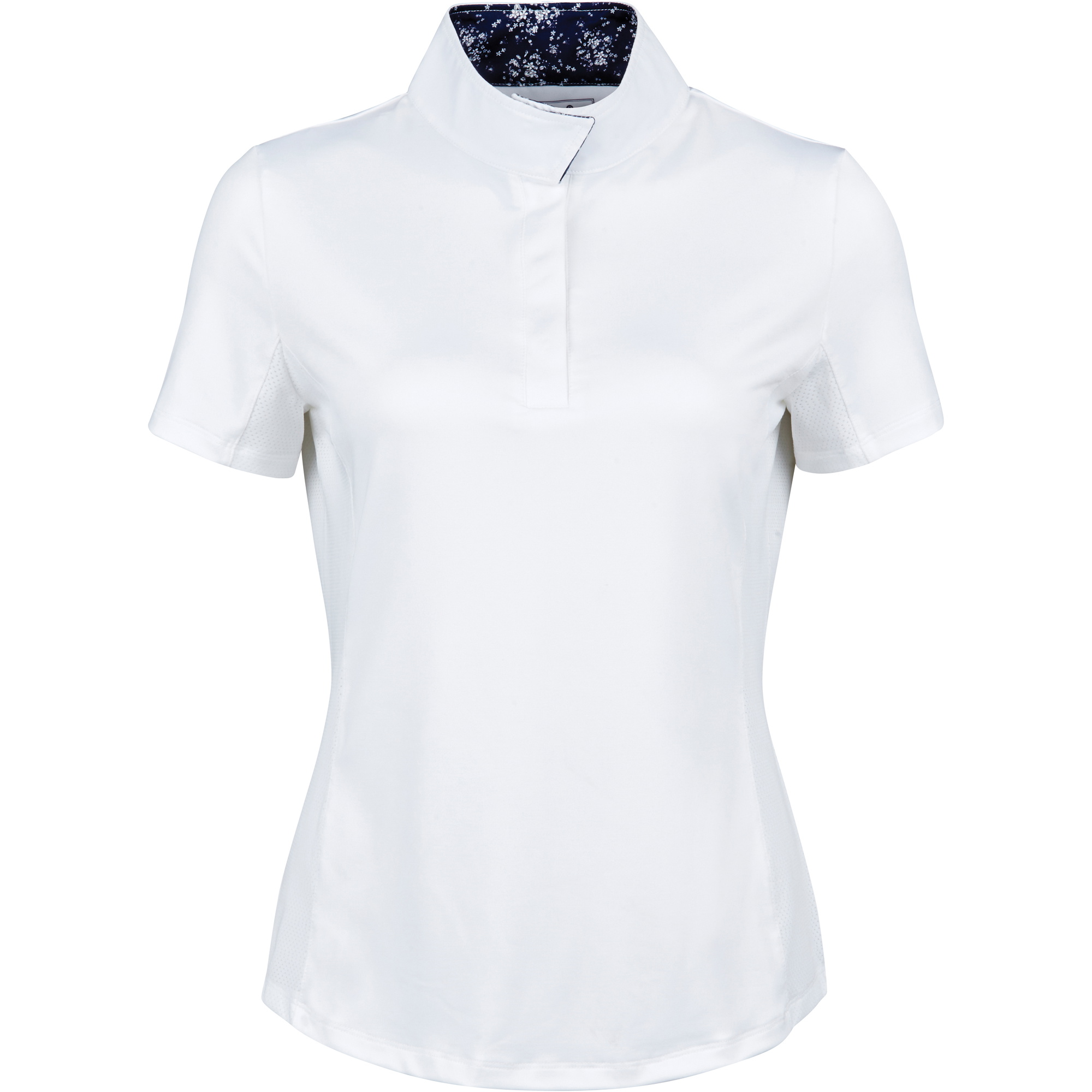 Dublin Damen Ria Kurzarm Wettkampfshirt 100306101 - Weiß / Navy